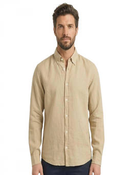 Boss - Beige Regular Logo Shirt