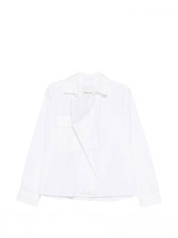 HERSKIND - White Regular Solid Shirt (S)