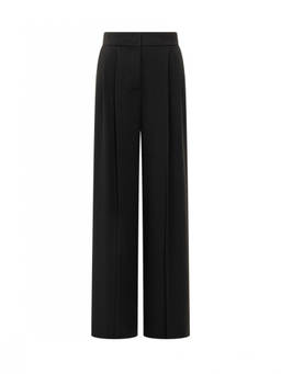 Alberta Ferretti - Black Tailored Pleated Pant