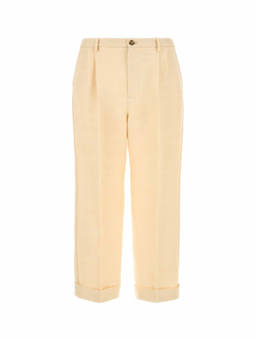 Valentino - Beige Pleated Trousers (30)