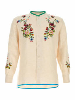 Valentino - Ivory Linen Shirt (M)