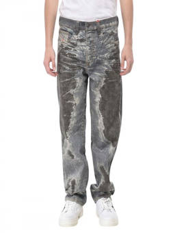 Diesel - Blue Loose Mid Rise Jeans (31)