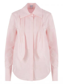 Loewe - Light Pink Front Pleated Shirt (L)