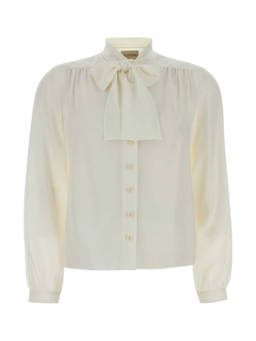 Valentino - White Regular Solid Shirt (M)