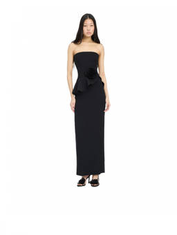 Rotate Birger Christensen - Black Strapless Maxi Dress