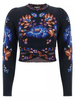 FARM Rio - Multicolour Floral Crew Neck Top