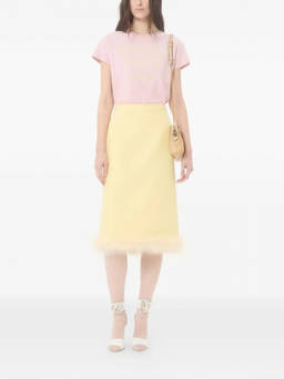 Valentino - Pink Cotton T-Shirt (S)