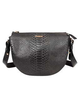 Sassora - High Quality Premium Leather Womens Black shoulder Bag