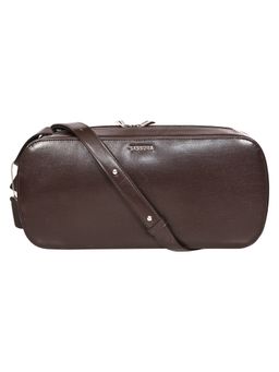 Sassora - Genuine Leather Brown Women Sling Bag
