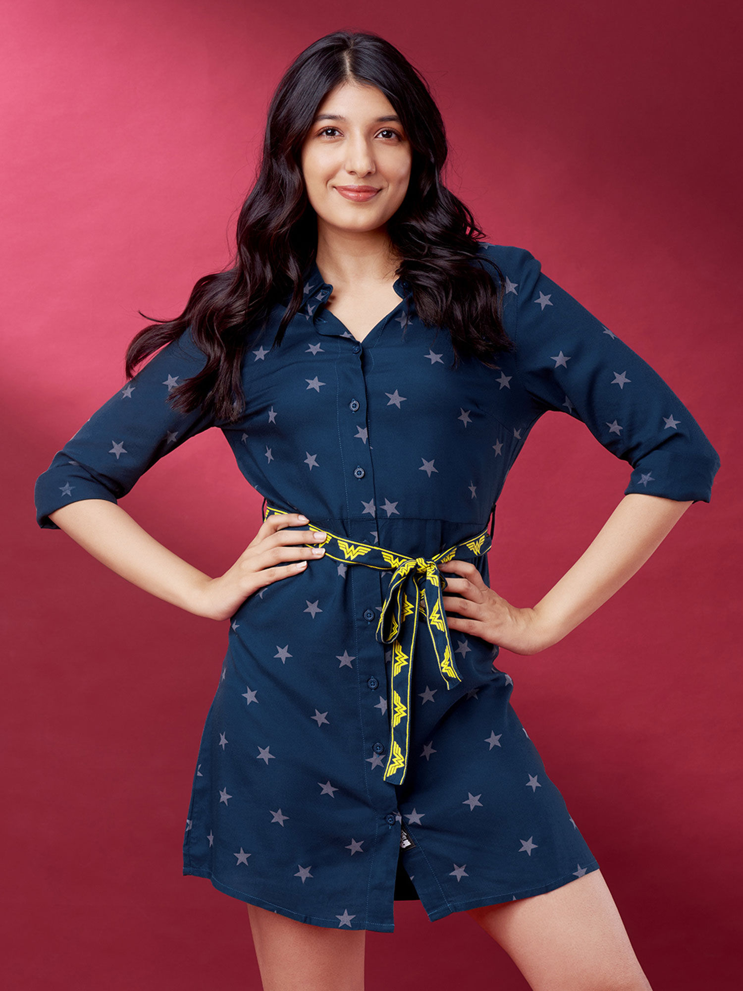 Her Universe Graphic Printed Navy Blue 
