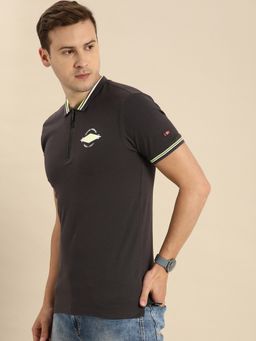 Being Human - Men Polo T-Shirt Charcoal
