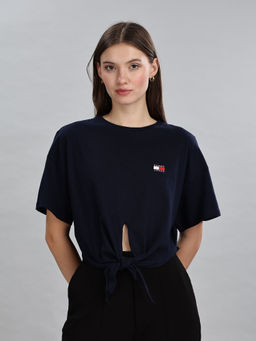 Tommy Hilfiger - Women Blue Solid T-Shirt