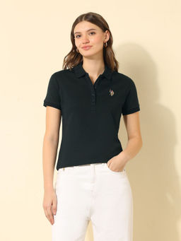 U.S. POLO ASSN. - Regular Fit Solid Polo Shirt