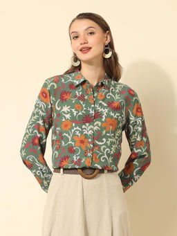 U.S. POLO ASSN. - Regular Fit Floral Printed Shirt
