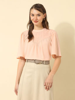 U.S. POLO ASSN. - Yoke Embroidered Top