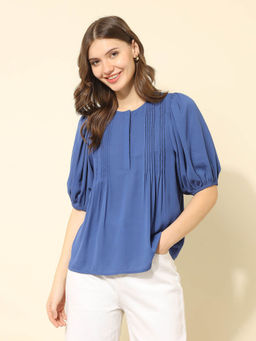 U.S. POLO ASSN. - Pintuck Yoke Top