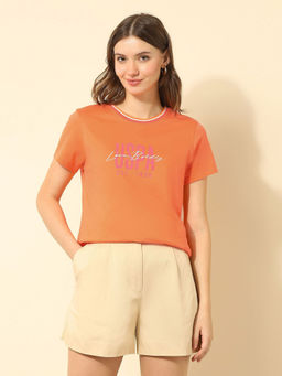 U.S. POLO ASSN. - Regular Fit Brand Printed T-Shirt