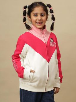 Kidsville - Official Hello Kitty Embroidery Colorblock Multicolour Sweatshirt