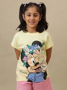 Kidsville - Official Mickey And Friends Graphic Printed Round Neck T-Shirt