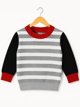 Kuchipoo - Multi-Color Stripes Sweater