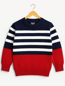 Kuchipoo - Navy Blue Stripes Sweater