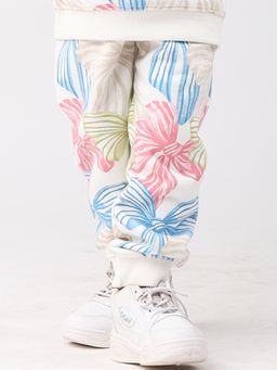 ANTHRILO - Off White Printed Joggers