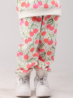 ANTHRILO - Off White Printed Joggers