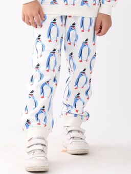 ANTHRILO - Off White Printed Joggers