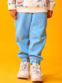 ANTHRILO - Blue Solid Joggers