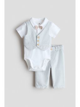 H&M - Unisex Blue 2-Piece Dressy Set