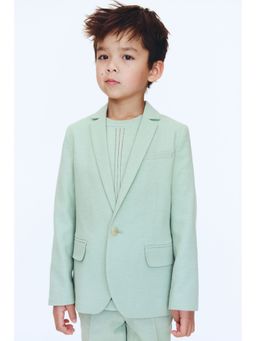 H&M - Boys Green Single-Breasted Jacket