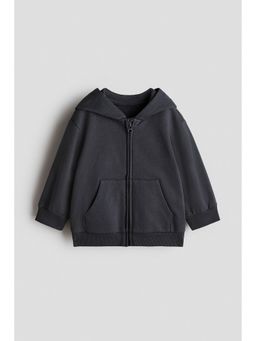 H&M - Unisex Grey Zip-Through Hoodie