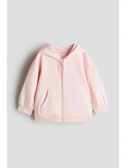 H&M - Unisex Pink Zip-Through Hoodie