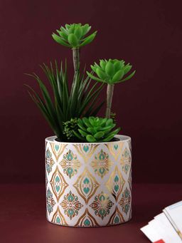Tayhaa - Ceramic Mandala Print Planter