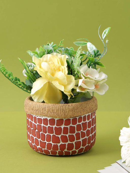 Tayhaa Red Ceramic Planter