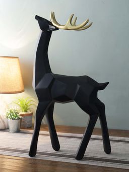 Tayhaa - Black Reindeers Figurine