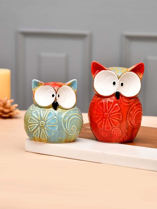 Tayhaa Enchanted Owl Showpiece