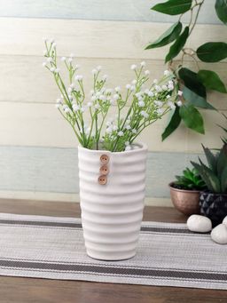 Tayhaa - White Coloured Ceramic Vase