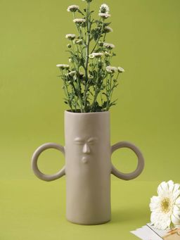 Tayhaa - Ceramic Face Like Flower Vase