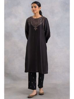 Folksong - Black Printed Kurta