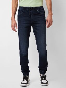 Spykar - High Rise Regular Fit Blue Jeans for Men