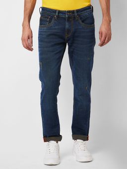Spykar - Low Rise Skinny Fit Blue Jeans for Men