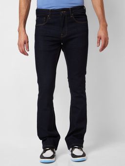 Spykar - Mid Rise Bootcut Fit Blue Jeans for Men