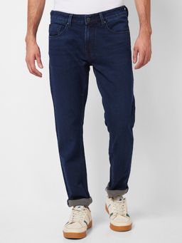Spykar - Mid Rise Regular Fit Blue Jeans for Men