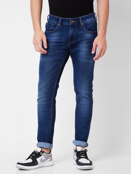 Spykar - Low Rise Skinny Fit Blue Jeans for Men