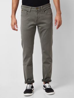 Spykar - Low Rise Skinny Fit Grey Jeans for Men