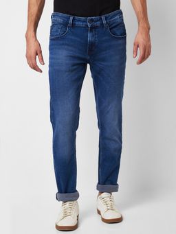 Spykar - Low Rise Skinny Fit Blue Jeans for Men