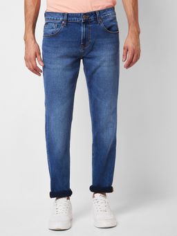 Spykar - Low Rise Super Slim Fit Blue Jeans for Men