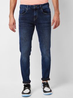 Spykar - Low Rise Super Slim Fit Blue Jeans for Men