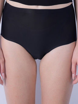 SOIE - Black Seamless Full Coverage Boy Shorts with No Visible Panty Line